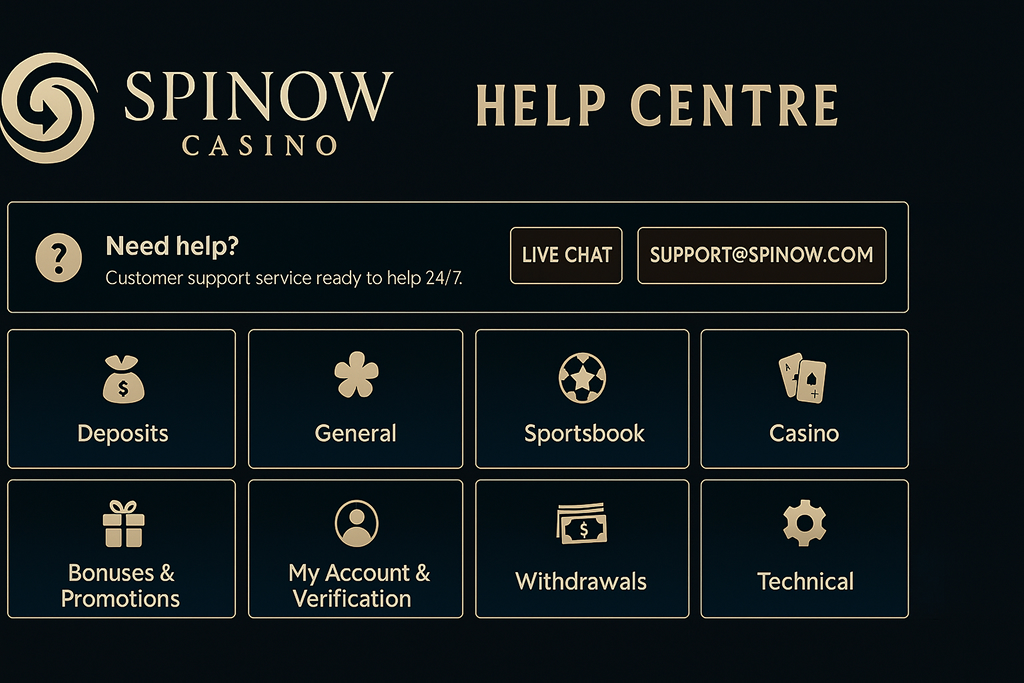 Spinow Casino Help Centre