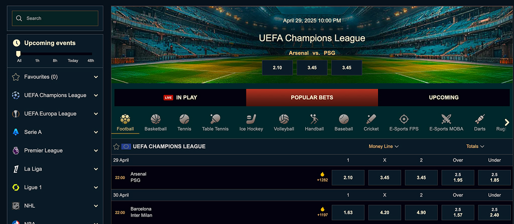 Spinow Casino Sports